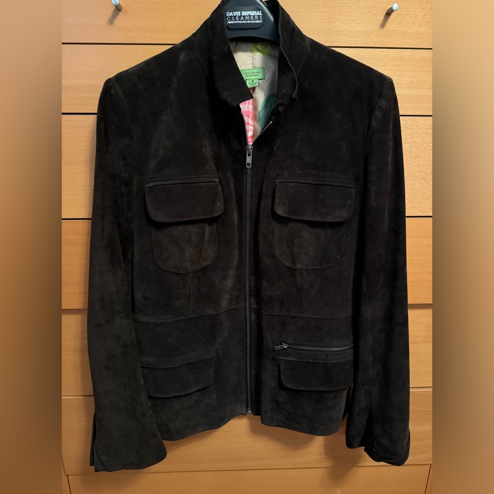 John Carlisle Women’s  Dark Brown Suede  Jacket